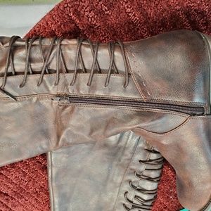 Boots, Salene back laceup